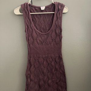 Long purple cami sweater vest.  Size M